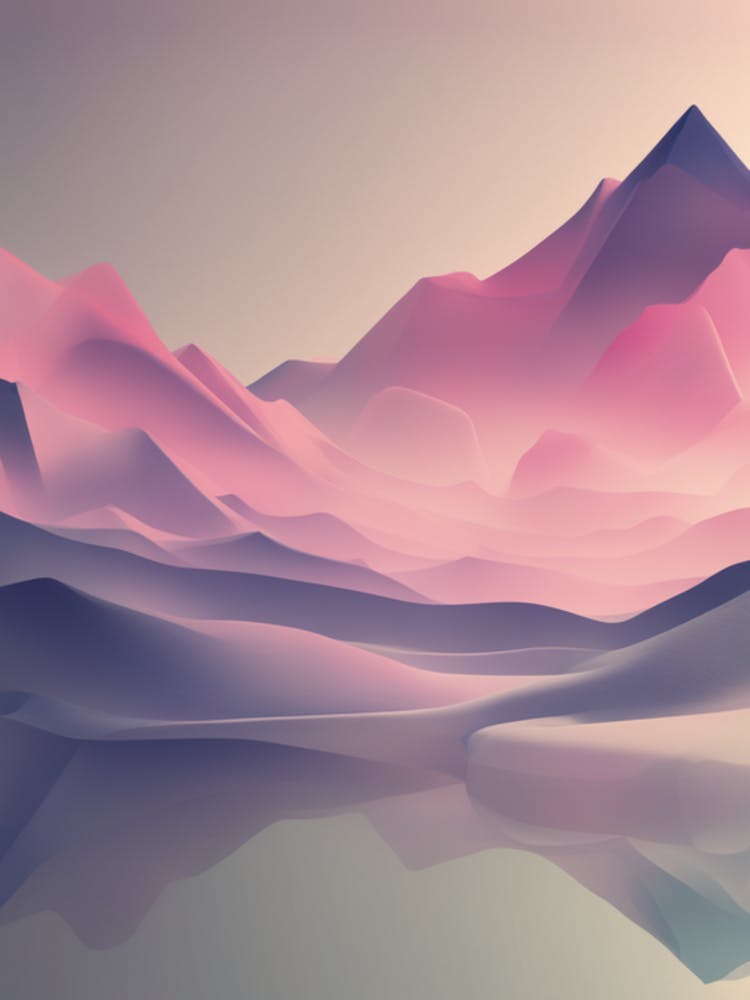 Abstract Mountain Landscape 2