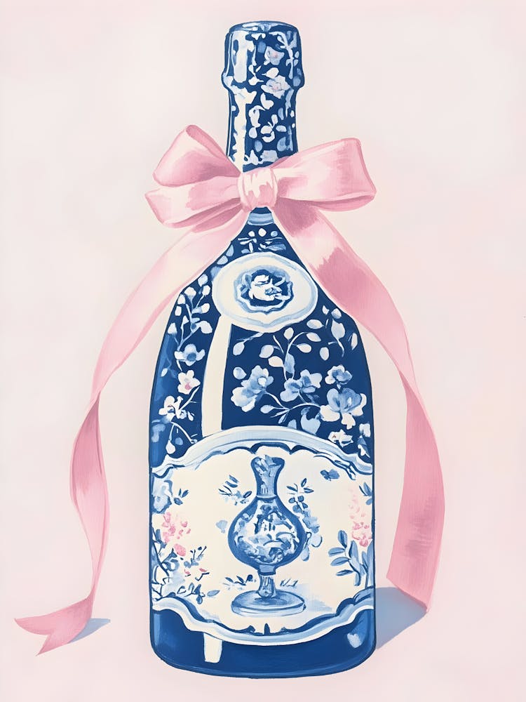 Bottle Of Champagne 1