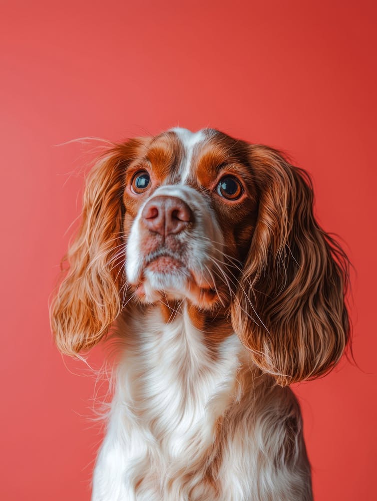 Portrait Of A Dog.Generated AI. Wall 1