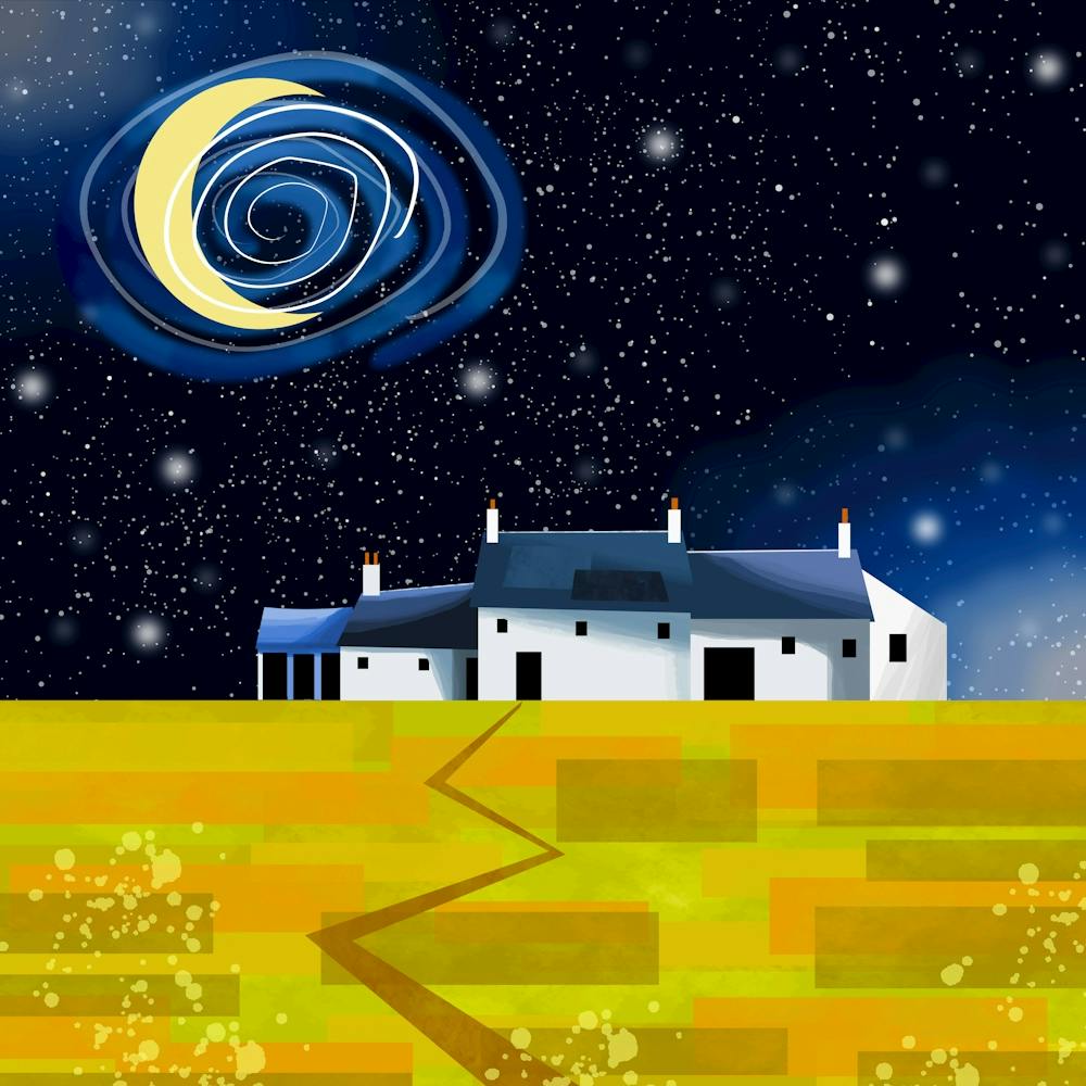 Farm at Night
