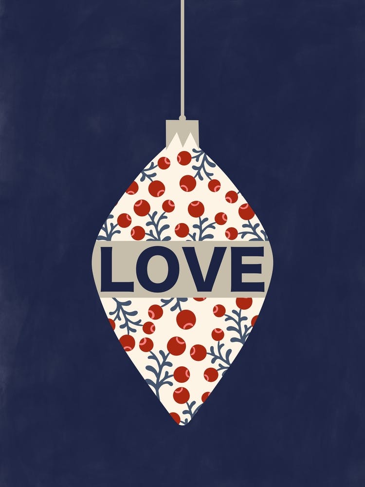 Love Christmas Ornament