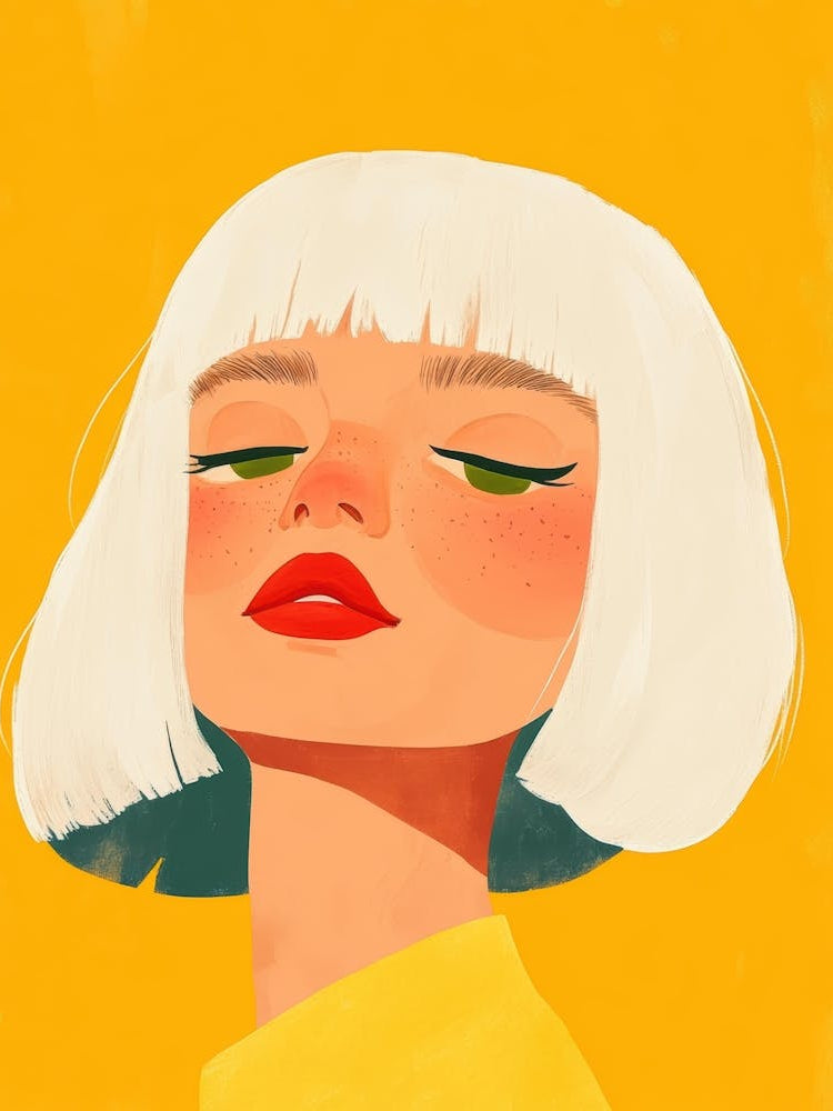 Illustration, Girl, Painting