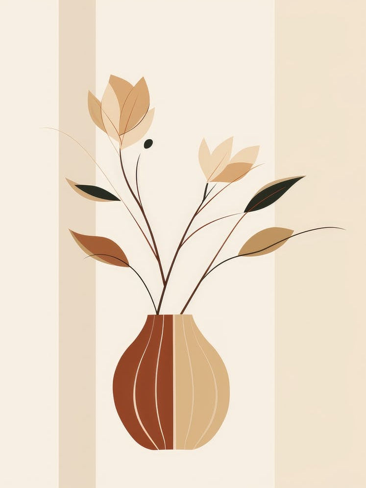 Floral Arrangement In A Vase