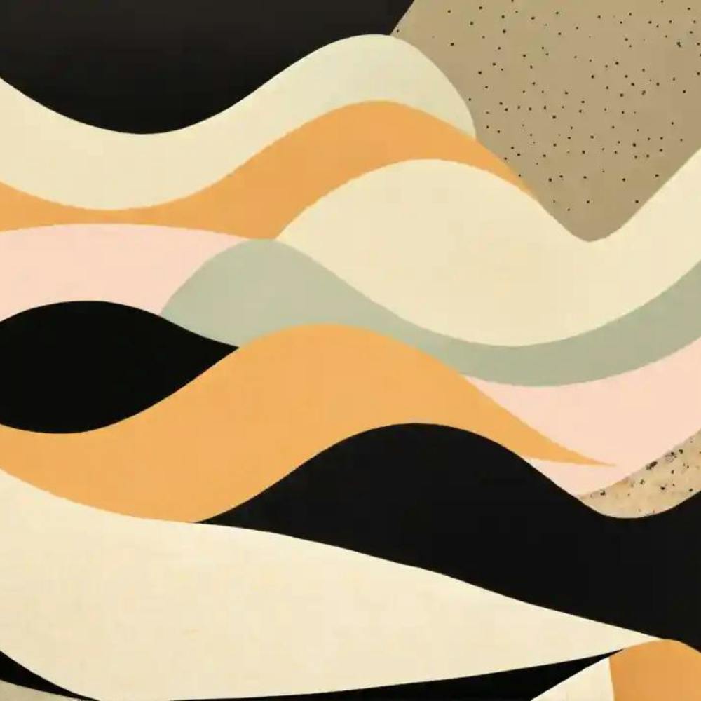 Abstract Wave Painting