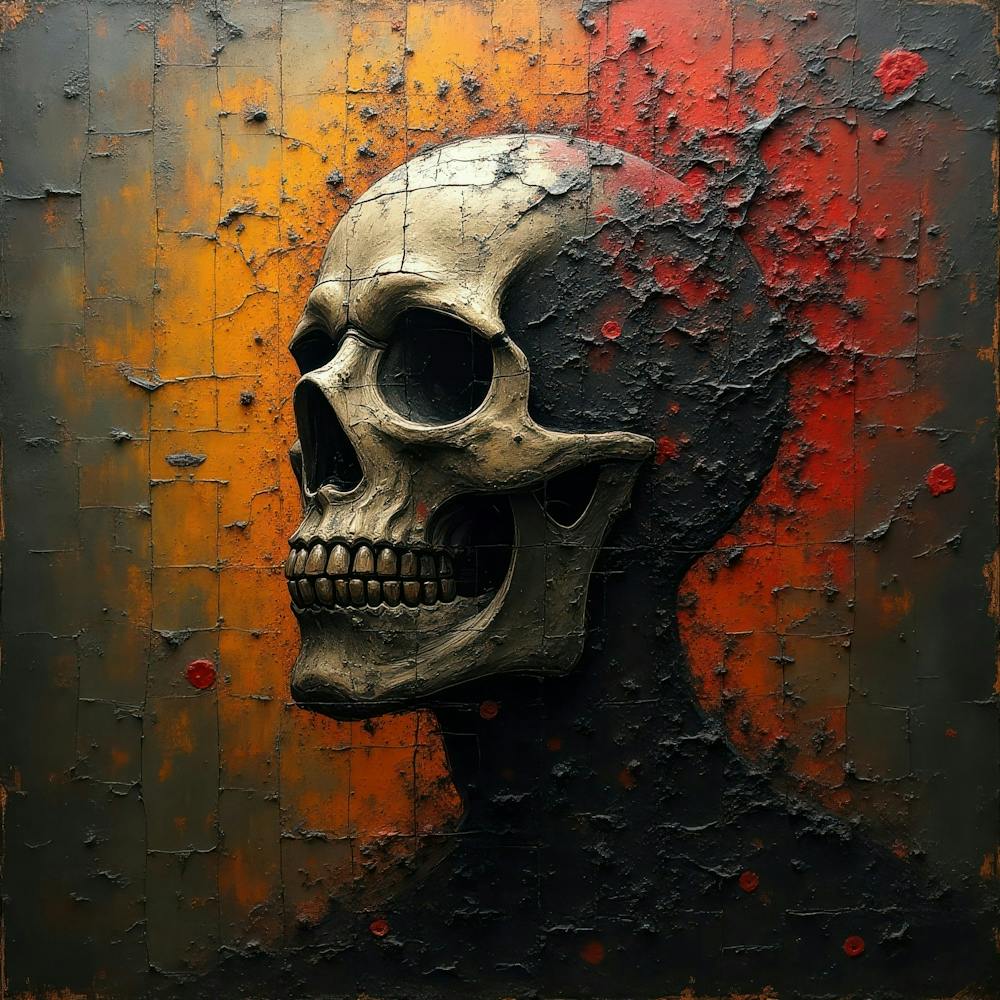 Skull On The Wall