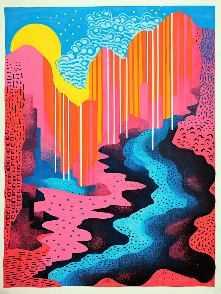 Neural Cascade Abstract Organic Style