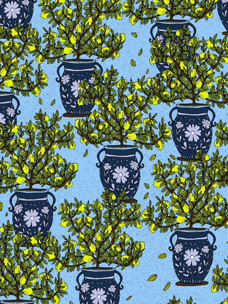Motif Vases Chinois