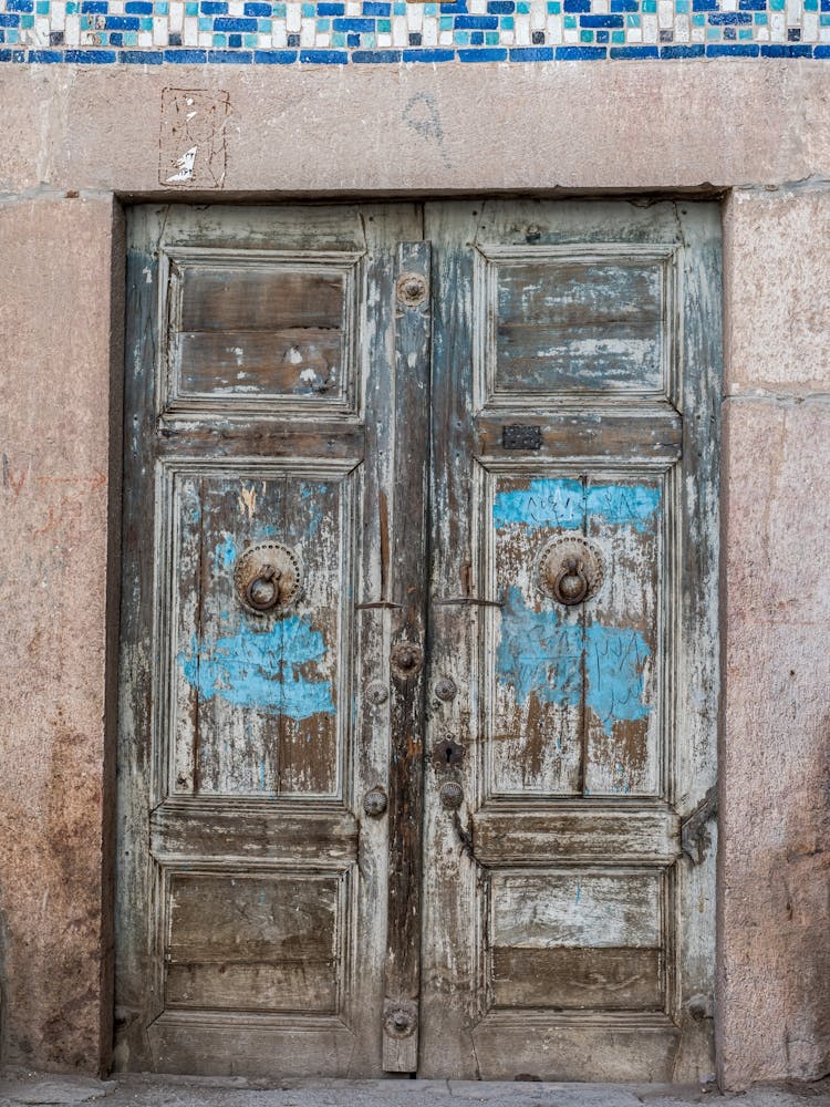 Old Door In Yazd
