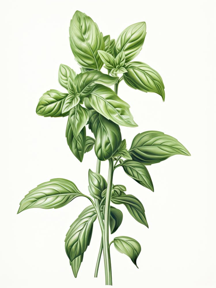 Basil Vintage Botanical Herbs 1