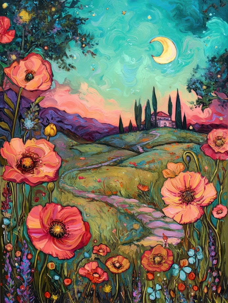 Tuscan Poppies