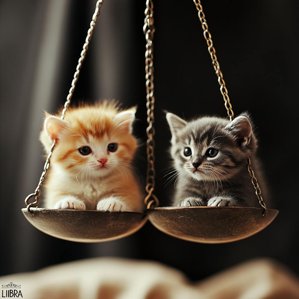 Kittens On Scales