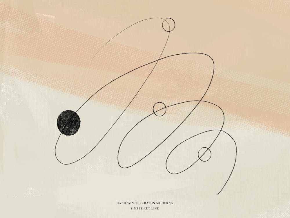 Simple art line no 45