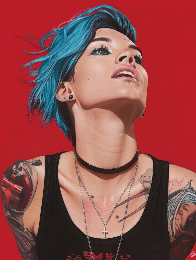 'Blue Hair'