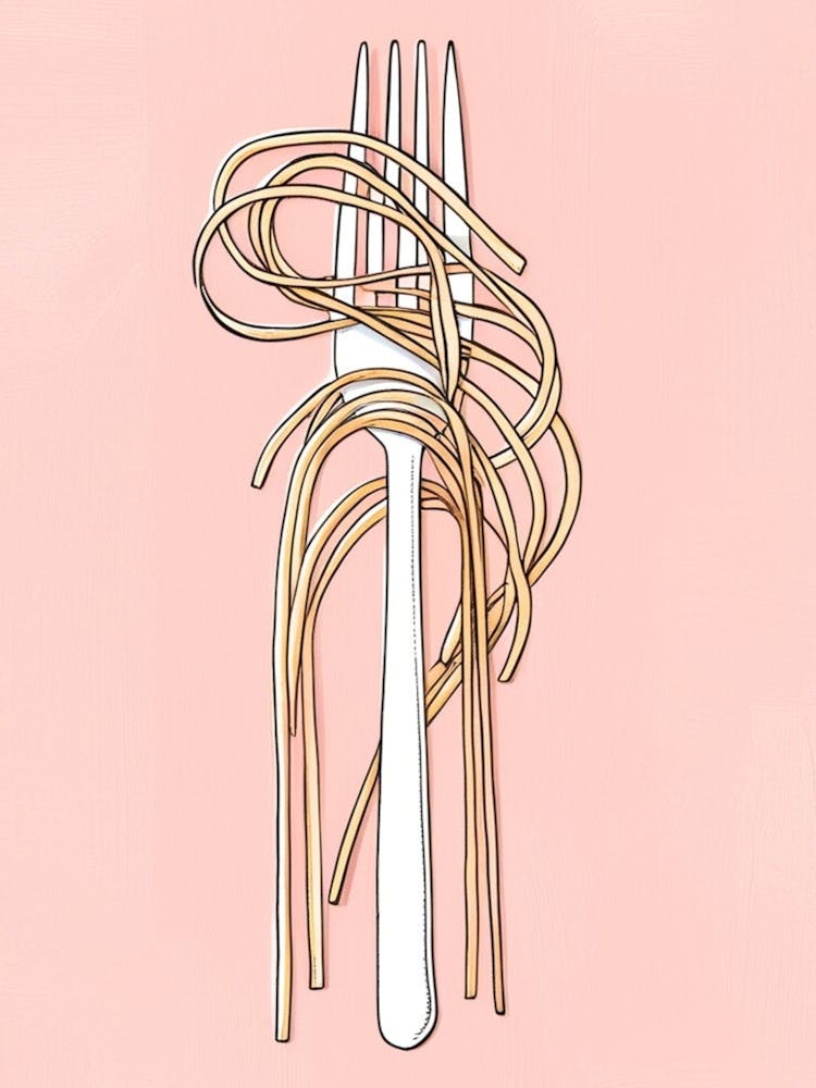 Fork And Spaghetti 1