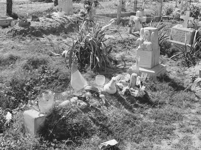 Mexican Grave, Raymondville, Texas By Russell Lee 1