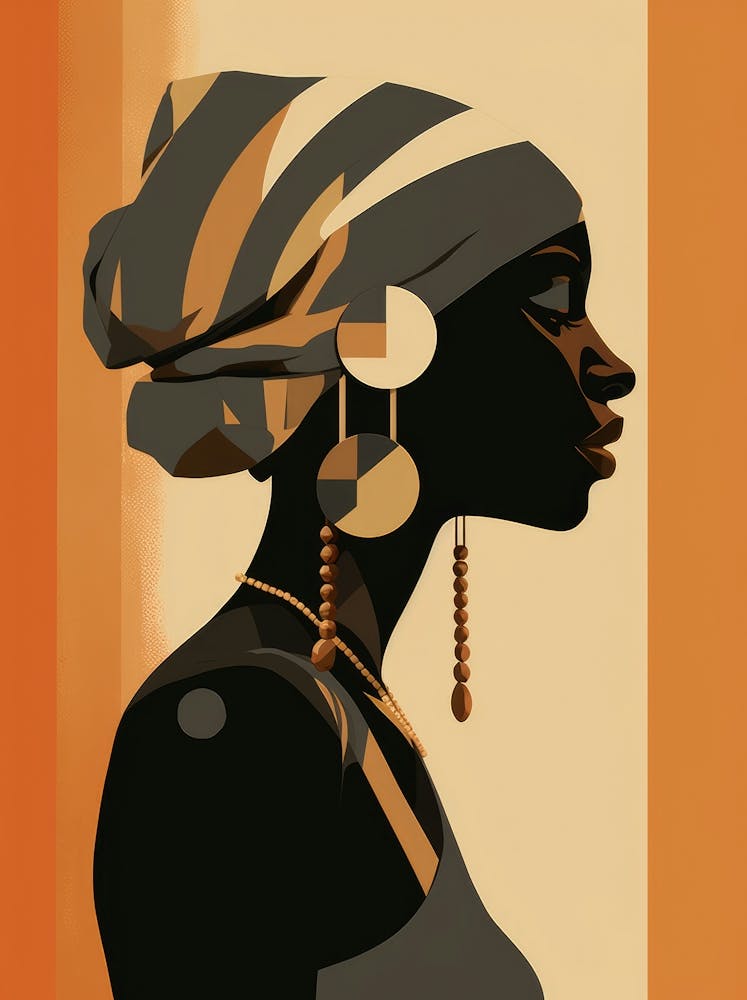 African Woman 50
