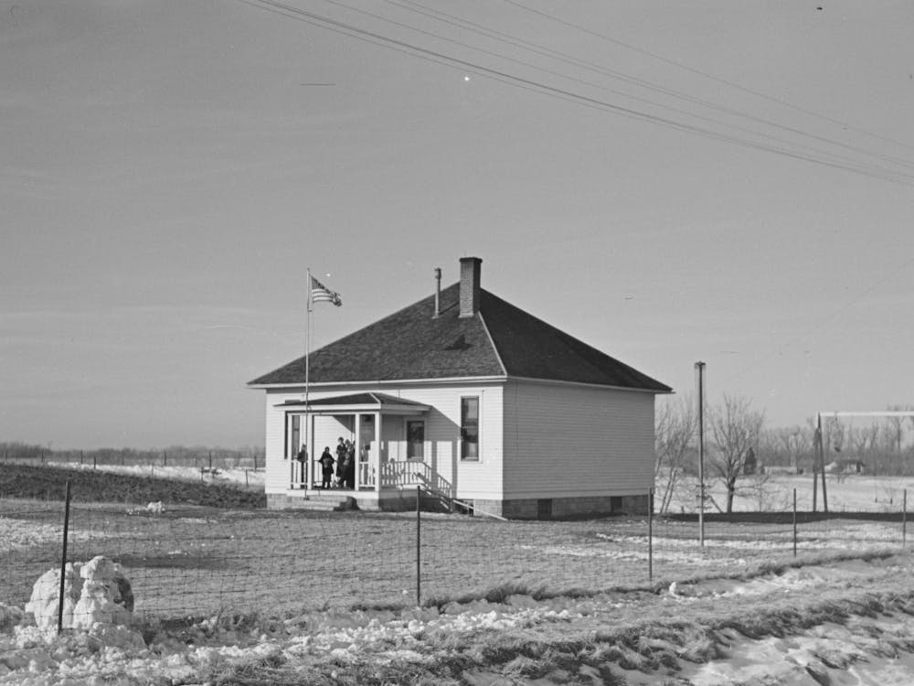 Untitled Photo, Possibly Related To Recess At Country School House Near Ruthven, Iowa By Russell Lee