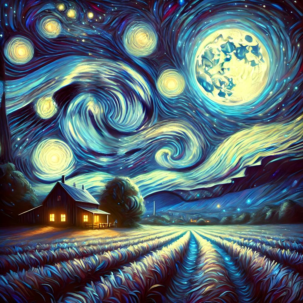 Starlit Serenity A Cosmic Dreamscape