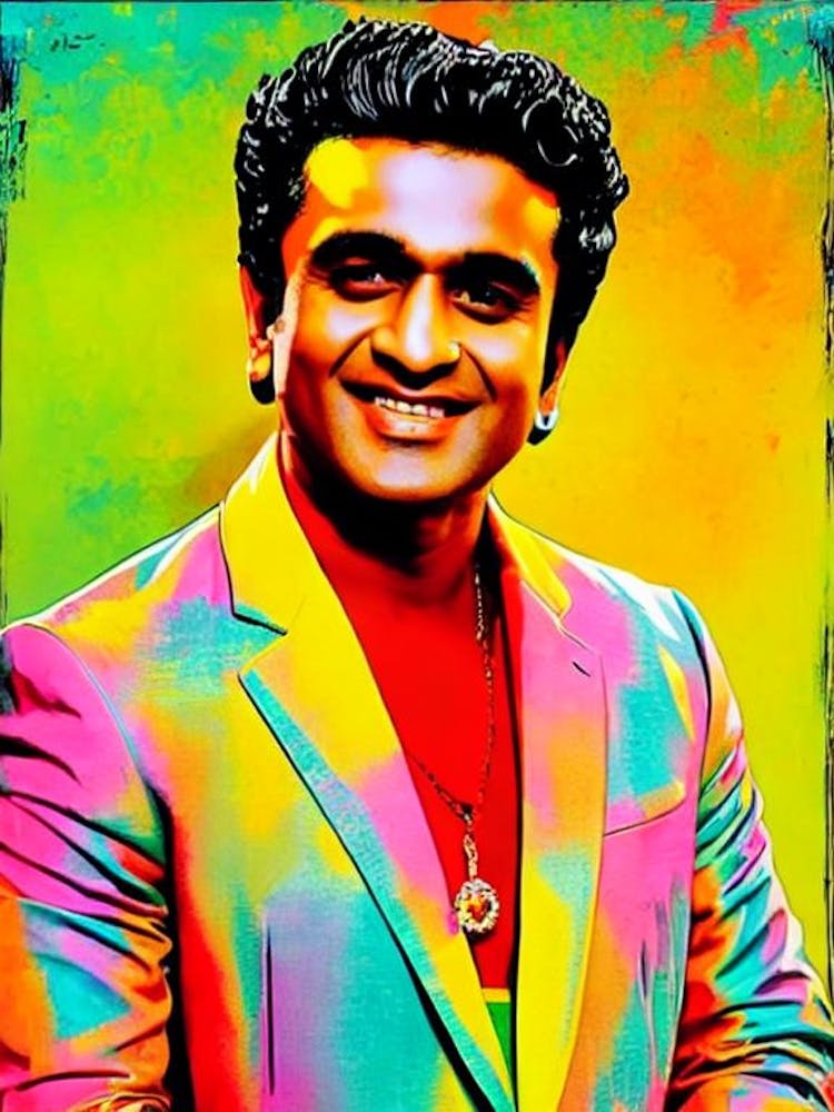 Devi Sri Prasad Colourful Pop Art