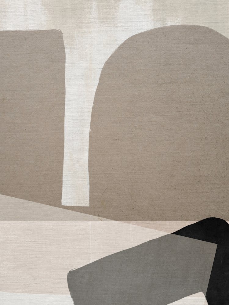 Tan and Beige Abstract artwork