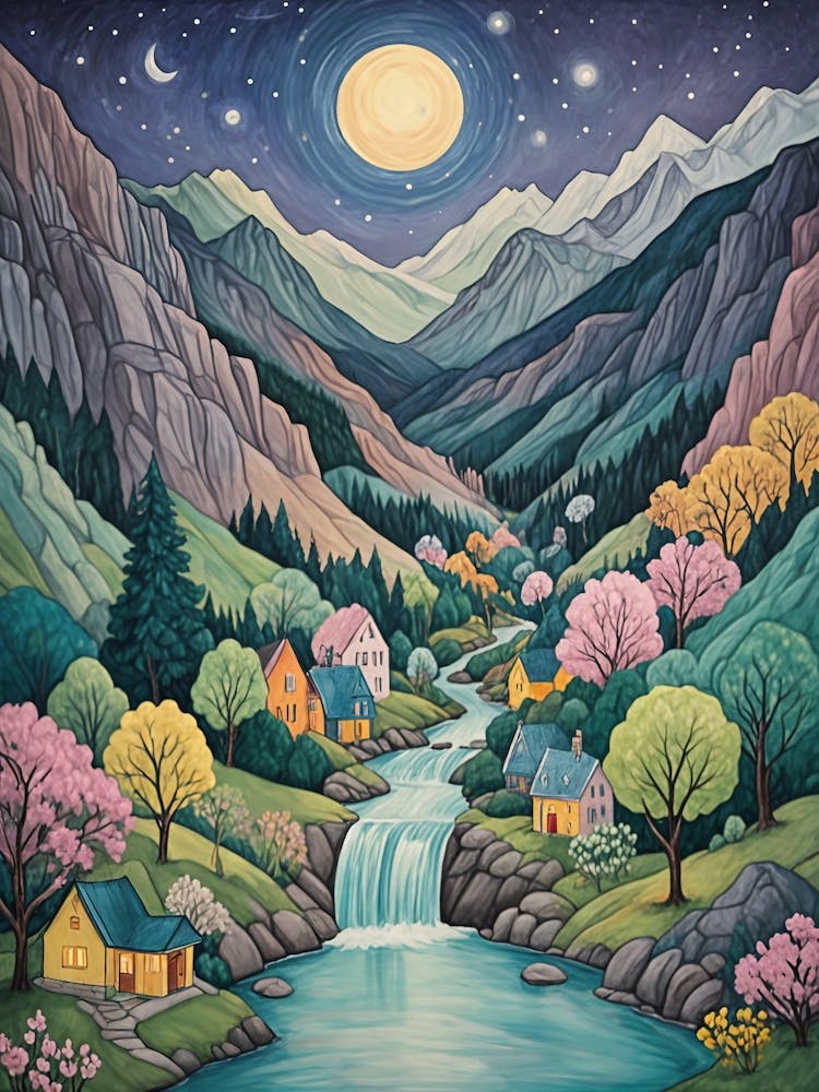 Pleine Lune dans la Vallée