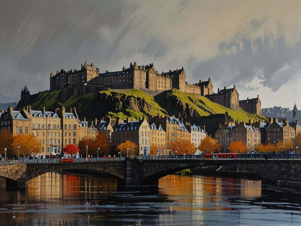 Edinburgh Castle Art 2