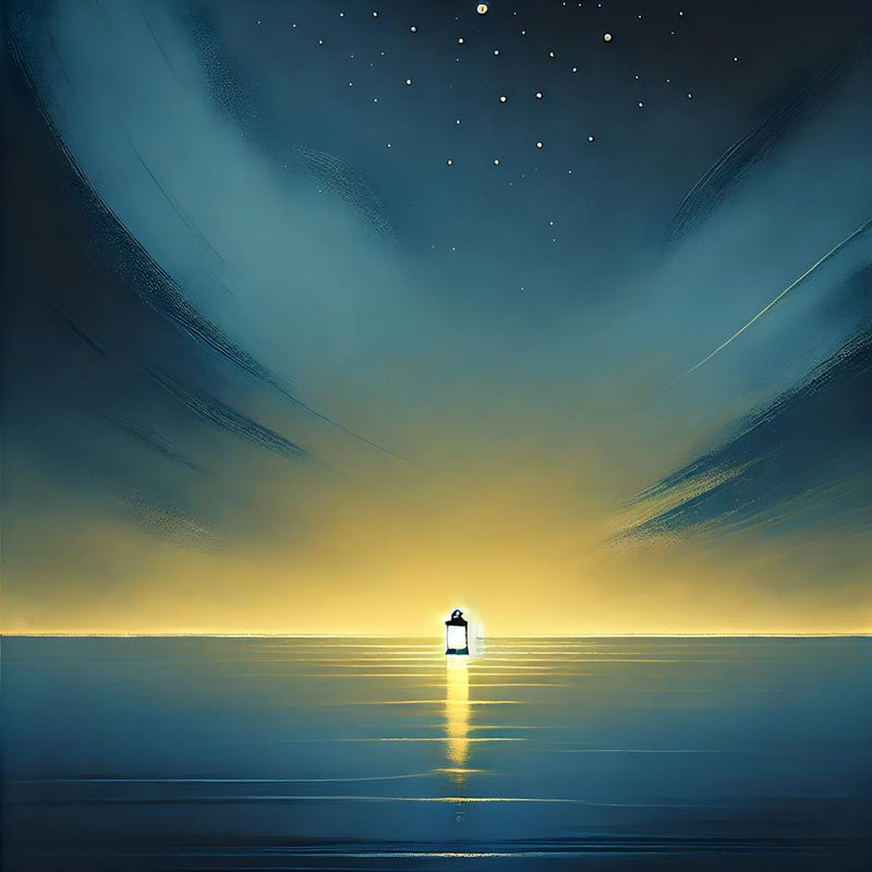 Lighthouse At Night