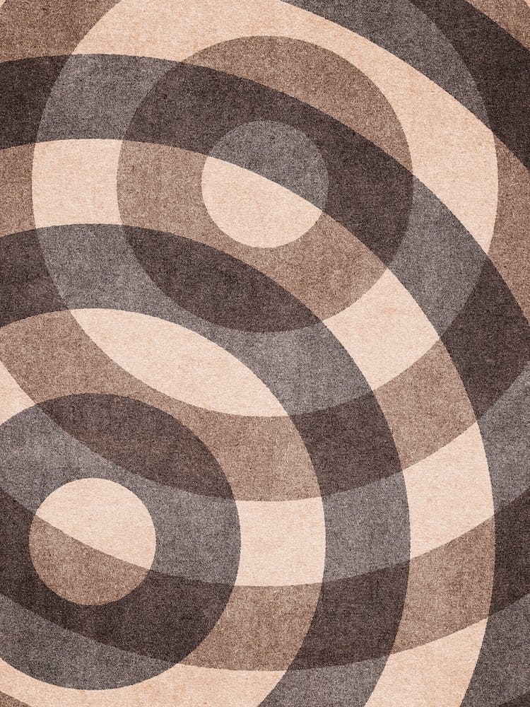 Abstract Alphabet Decorative O