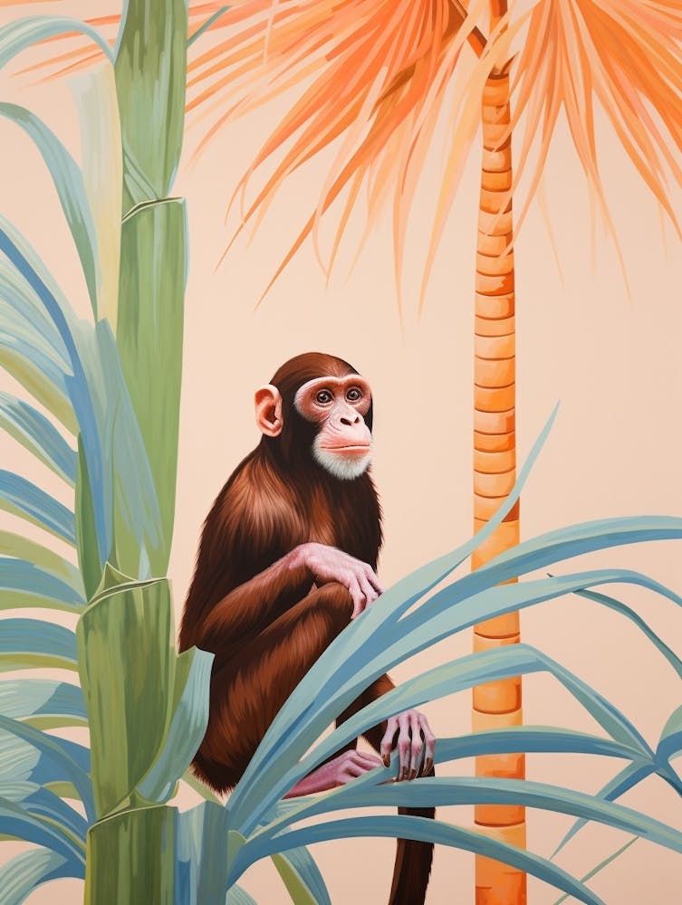 Capuchin Monkey 1 Tropical Animal Portrait