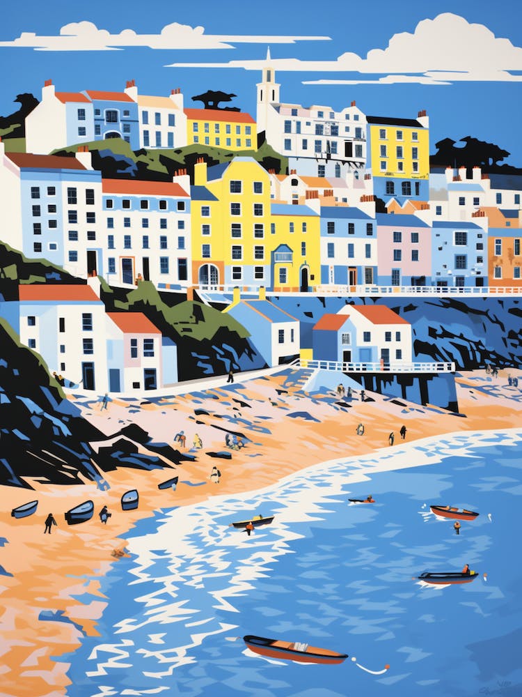 A Picture Of Tenby South Beach Pembrokeshire Wales3