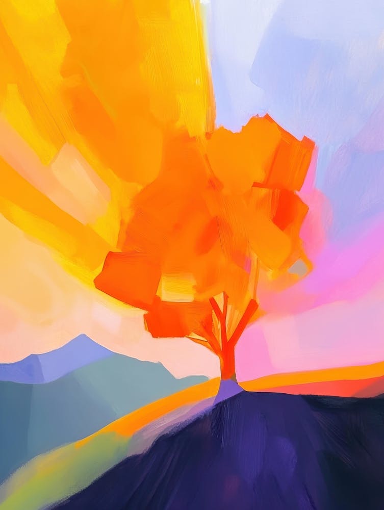 Sunset Tree 7