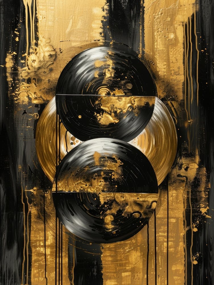 Gold And Black 68