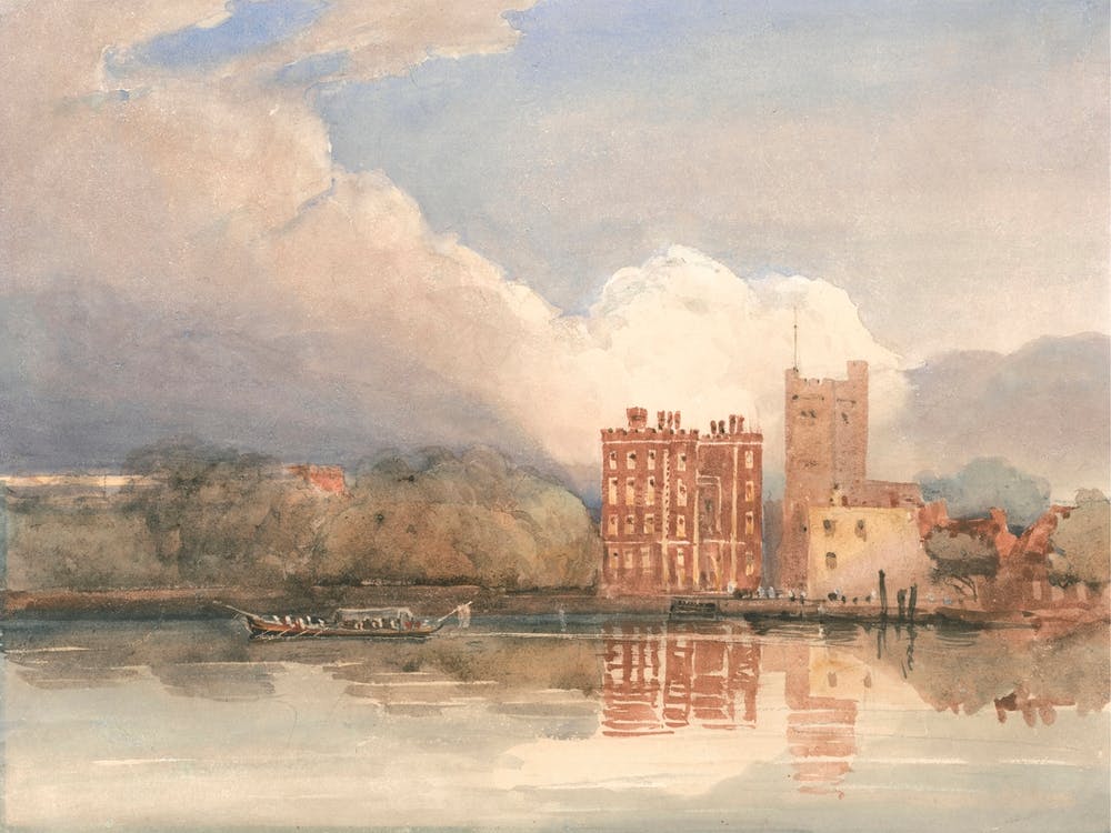 View Of Lambeth Palace On Thames, David Cox