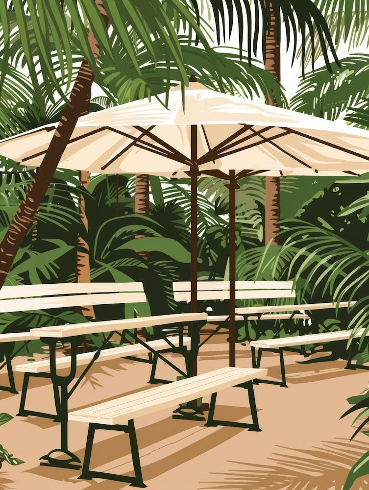 Picnic In The Park Vector