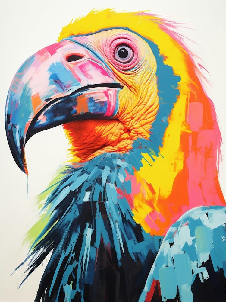 Colourful Bird Painting California Condor 2