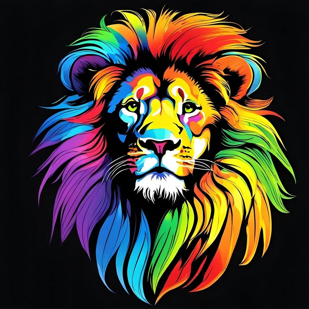 Rainbow Lion