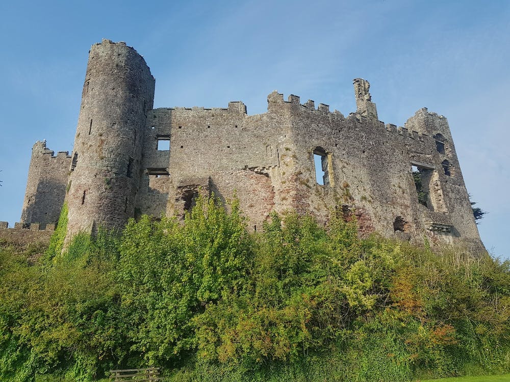 Castle at Laugharne, Wales