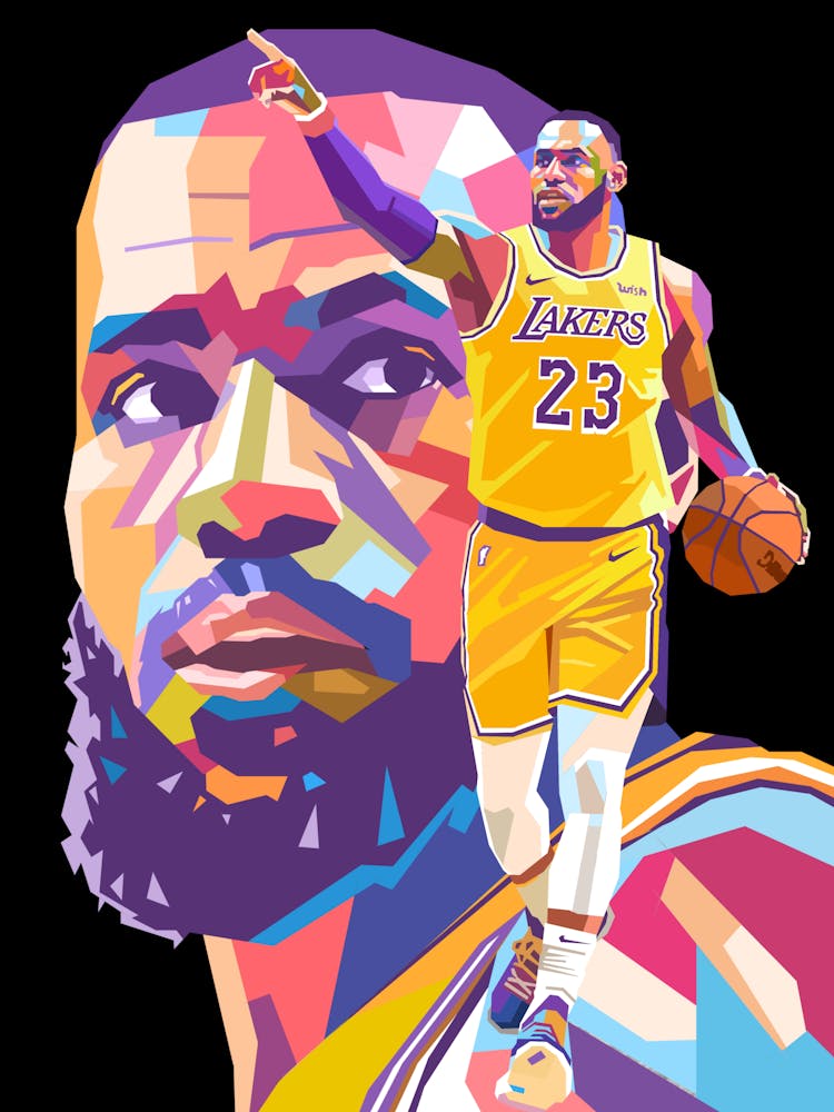 Lebron James pop art
