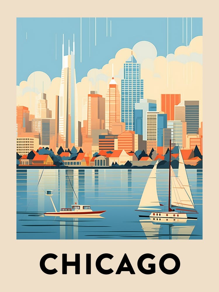 Chicago Travel Poster 2