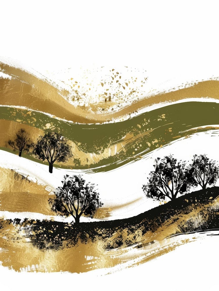 Trees On The Hill