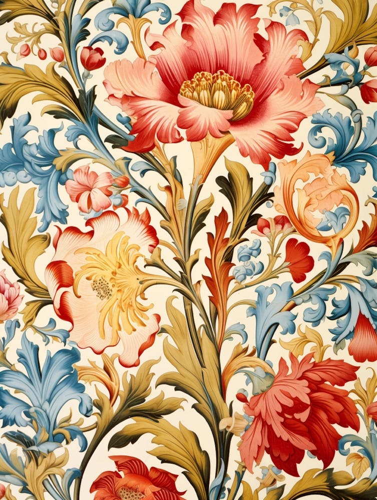 Victorian Floral Wallpaper 4