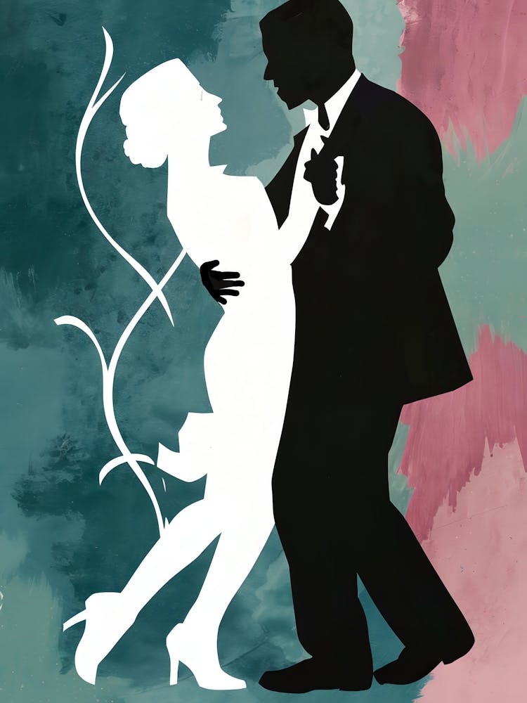 Elegant Couple Dancing