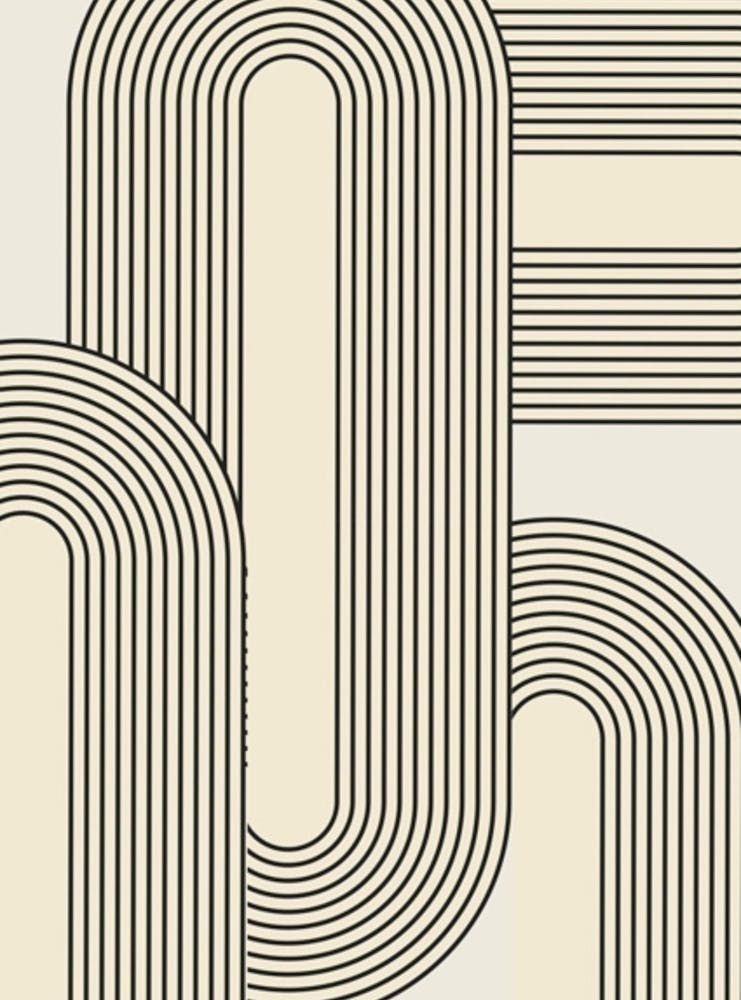 Bauhaus Schräge Linien