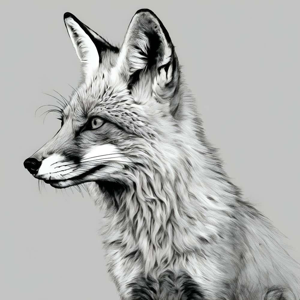 Fox Drawing