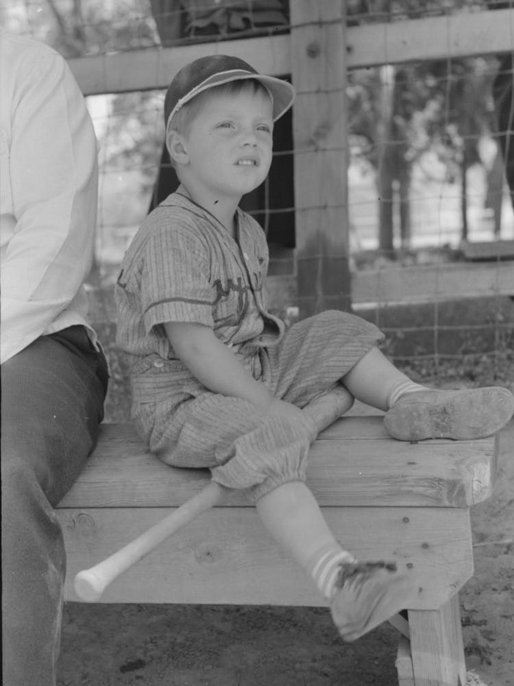 Spectators Watch The Baseball Game On The Fourth Of July At Vale, Oregon By Russell Lee