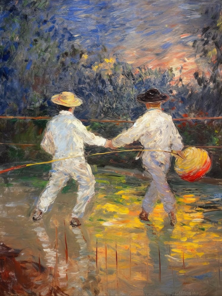 Fencing In The Style Of Monet 2