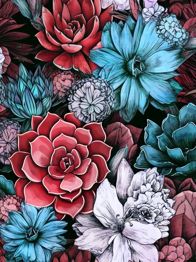 Succulents nature flora