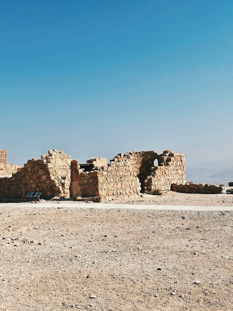 Ruinen in Masada