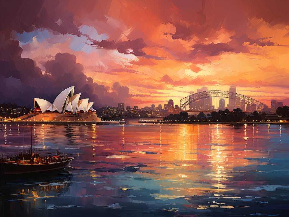 Sunset In Sydney