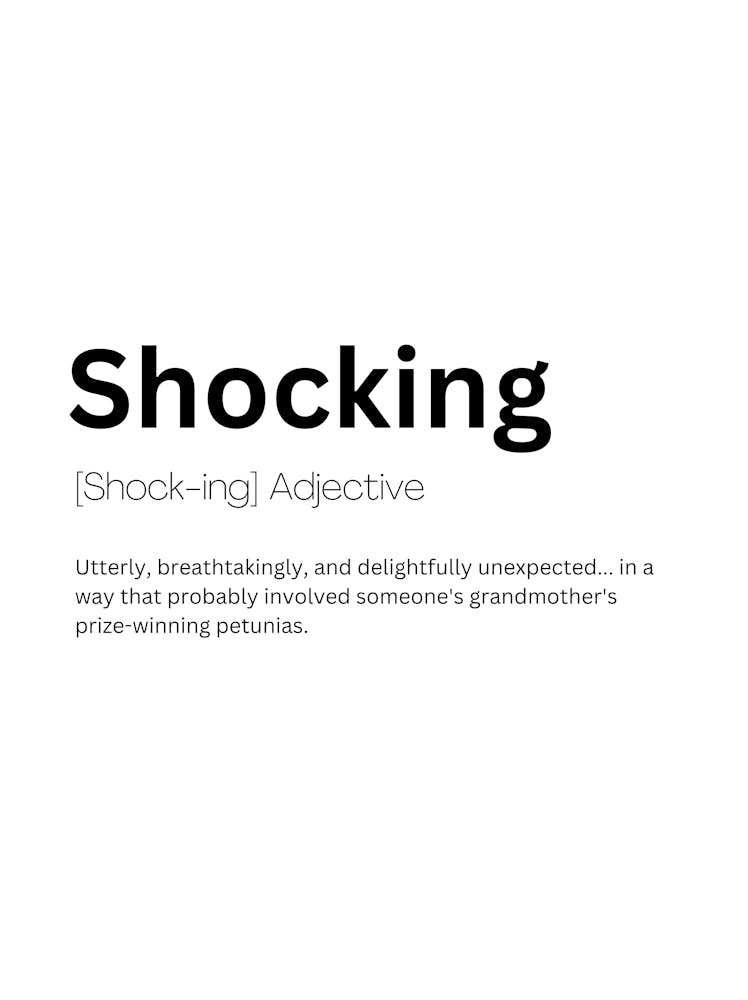 Shocking Definition Meaning